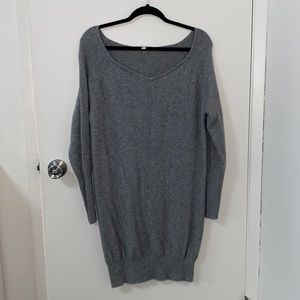 Gray Athleta long sleeve sweater dress
